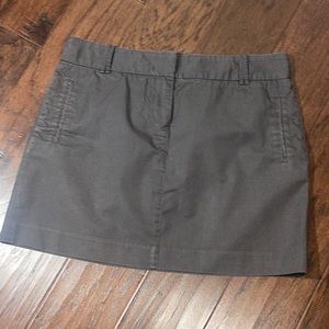 J.Crew Dark Grey Mini Skirt